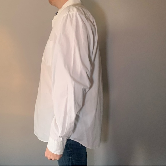 🌟  Nautica Men's White Casual Collar Button-Down Shirt - Size XL 🌟 - Picture 3 of 11